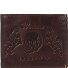 Bronson Geldbörse Leder 11,5 cm Variante dunkelbraun  Bronson Geldbörse Leder 11,5 cm Variante dunkelbraun