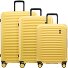  Oxygen 4 Rollen Kofferset 3-teilig mit Dehnfalte Variante yellow