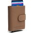  Hollis Geldbörse RFID Schutz Leder 10 cm Variante taupe
