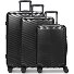  Essentials 18 4 Rollen Kofferset 3-teilig mit Dehnfalte Variante metallic-black shiny