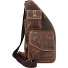  Vintage Umhängetasche Leder 20 cm Variante brown