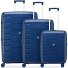  Skyline 2.0 4 Rollen Kofferset 3-teilig mit Dehnfalte Variante blue notte
