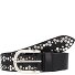  Nietengürtel Leder Variante schwarz | 105 cm