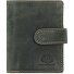  Vintage Original Geldbörse RFID Leder 8 cm Variante green-orange