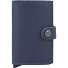  Miniwallet Crisple Kreditkartenetui Geldbörse RFID Leder 6,5 cm Variante navy