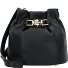  Fedora Umhängetasche Leder 21 cm Variante nero