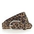  Gürtel Leder Variante taupe-dark brown | 75 cm