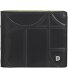  Up! Geldbörse RFID Schutz Leder 10.5 cm Variante black-bright yellow