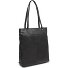  Solvia Schultertasche Leder 33 cm Laptopfach Variante black