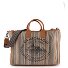  Pothos Shopper Tasche 43 cm Variante righe beige-azzurro