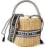  Boho Beuteltasche 17 cm Variante naturale-nero