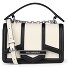 Nova Handtasche Leder 20 cm Variante white-black  Nova Handtasche Leder 20 cm Variante white-black