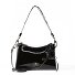  Ivy Schultertasche Leder 24 cm Variante black
