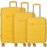 Miami 4 Rollen Kofferset 3-teilig Variante gelb