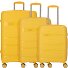 Miami 4 Rollen Kofferset 3-teilig Variante gelb Miami 4 Rollen Kofferset 3-teilig Variante gelb