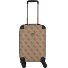  Berta 4 Rollen Kabinentrolley 53 cm Variante latte logo-brown