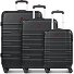  Amplar Evo 4 Rollen Kofferset 3-teilig mit Dehnfalte Variante black