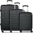  Amplar Evo 4 Rollen Kofferset 3-teilig mit Dehnfalte Variante black