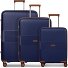 Eco Edition 02 4 Rollen Kofferset 3-teilig mit Dehnfalte Variante navy Eco Edition 02 4 Rollen Kofferset 3-teilig mit Dehnfalte Variante navy