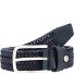  Gürtel Leder Variante navy | 85 cm