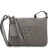 Donna Umhängetasche Leder 21.5 cm Variante granite Donna Umhängetasche Leder 21.5 cm Variante granite
