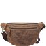  Vintage Gürteltasche Leder 22 cm Variante brown