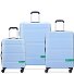 x United Colors of Benetton Now Hardside 4-Rollen Kofferset 3 tlg. mit Dehnfalte Variante light blue x United Colors of Benetton Now Hardside 4-Rollen Kofferset 3 tlg. mit Dehnfalte Variante light blue