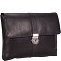  Bergamo Aktenmappe Leder 37 cm Laptopfach Variante schwarz