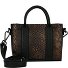 Glam Newburgh Mini Bag Handtasche Leder 18.5 cm Variante croco bronze - black Glam Newburgh Mini Bag Handtasche Leder 18.5 cm Variante croco bronze - black