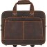 Vintage 2 Rollen Businesstrolley 33 cm Laptopfach Variante braun Vintage 2 Rollen Businesstrolley 33 cm Laptopfach Variante braun