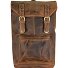  Vintage Retro Rucksack Leder 42 cm Variante braun