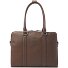  Linee Mirjam Schultertasche Leder 40 cm Laptopfach Variante dunkelbraun