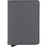  Slimwallet Kreditkartenetui RFID Leder 6,5 cm Variante carbon cool grey