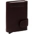  Leicester Kreditkartenetui RFID Schutz Leder 7 cm Variante braun