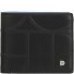  Up! Geldbörse RFID Schutz Leder 10.5 cm Variante black-pastel blue