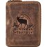  Huntsman Geldbörse RFID Schutz Leder 10 cm Variante brown 1