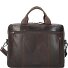  Roma Aktentasche Leder 37 cm Laptopfach Variante braun