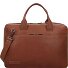  Structure Petronas Aktentasche Leder 40 cm Laptopfach Variante cognac