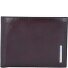  Blue Square Geldbörse Leder 12,5 cm Variante mahagoniebraun
