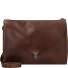  Fold Umhängetasche Leder 24 cm Variante braun