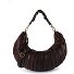  Luna Schultertasche Leder 45 cm Variante moro
