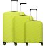  Burano 4 Rollen Kofferset 3-teilig mit Dehnfalte Variante apple green