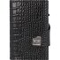  Click & Slide Kreditkartenetui Geldbörse RFID Leder 6,5 cm Variante black-black