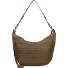  Flowow Schultertasche Leder 40 cm Variante olive