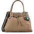  Elif Schultertasche Leder 43 cm Variante cappuccino