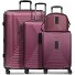  Essentials 14 4-Rollen Kofferset + Beautycase 4 tlg. mit Dehnfalte Variante aubergine metallic