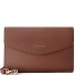  Bologna Leather Clutch Umhängetasche Leder 23 cm Variante brown