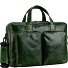  Porto Aktentasche Leder 39 cm Variante flaschengrün