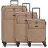 Essentials 12 THREE SET 4 Rollen Kofferset 3-teilig mit Dehnfalte Variante coffee Essentials 12 THREE SET 4 Rollen Kofferset 3-teilig mit Dehnfalte Variante coffee