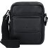  Vintage Umhängetasche Leder 18 cm Variante black